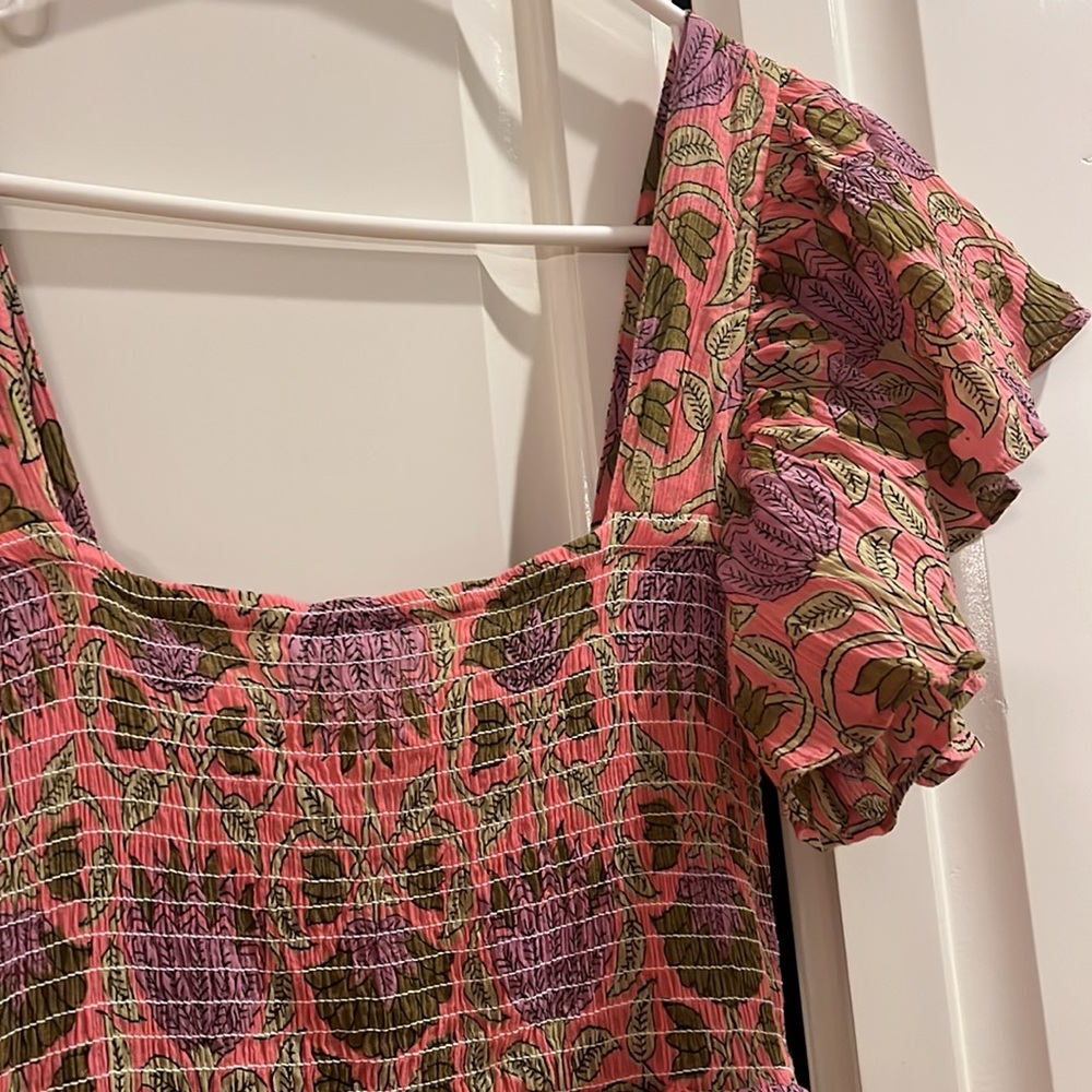 Banjanan pink floral dress size small